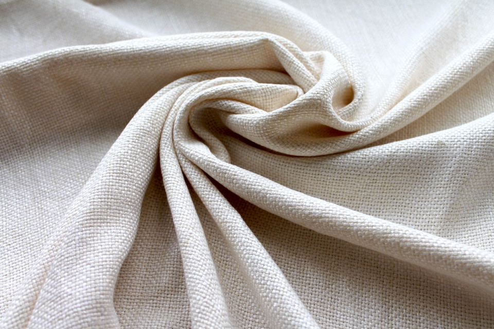 Chunkier Basket Weave Silk Matka in Pale Ivory