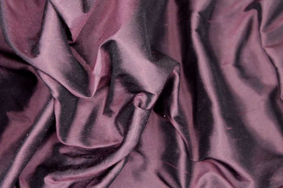 Patrician newest Purple Silk Zibeline Fabric