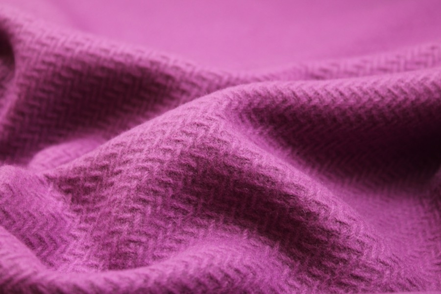 Purple Basket Weave Heavy Wool
