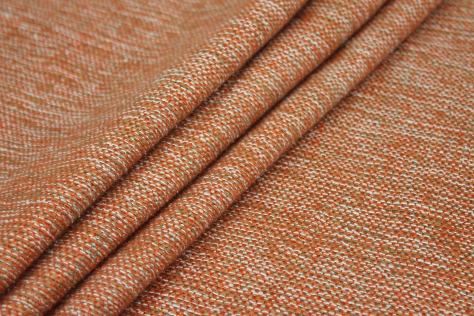 Multitonal Silk Matka - Orange, Ivory and Khaki