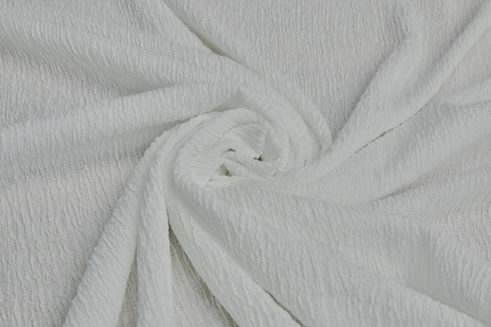 Stretch Cheesecloth Pleat - Natural