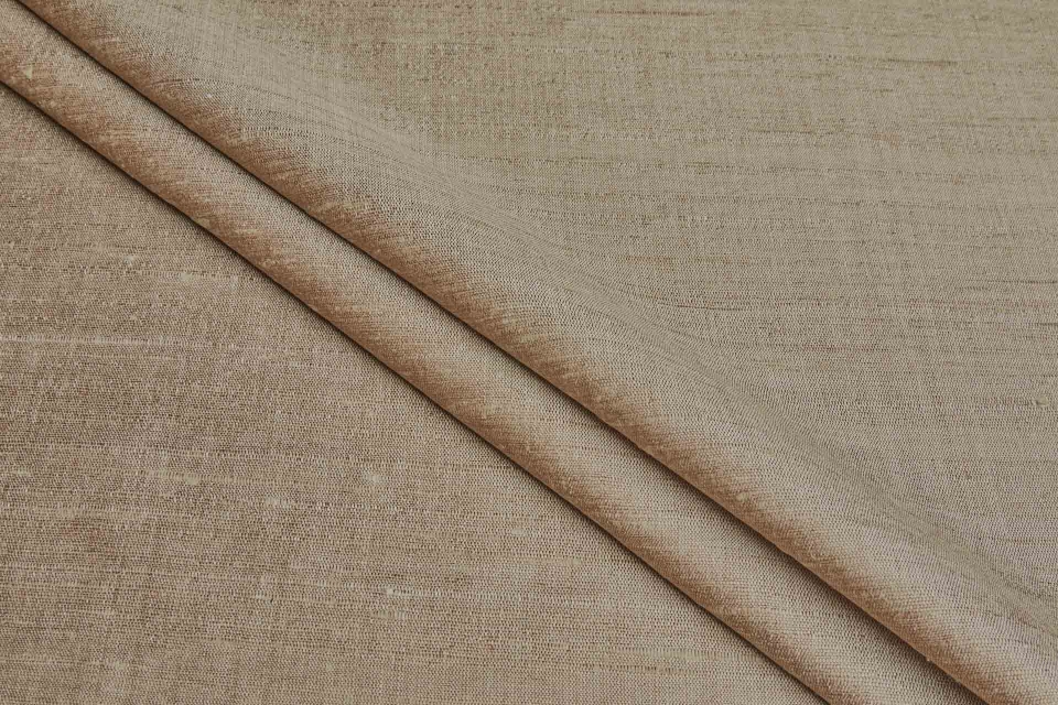 Sandy Gold Textured Raw Silk