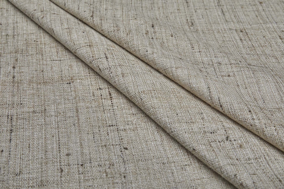 Raw Natural Weave Silk Matka - Ivory/Natural