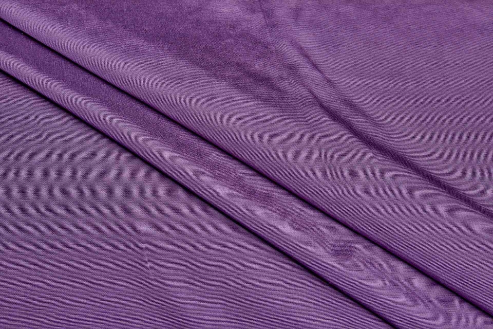 Cotton Viscose Grosgrain - Plum Purple