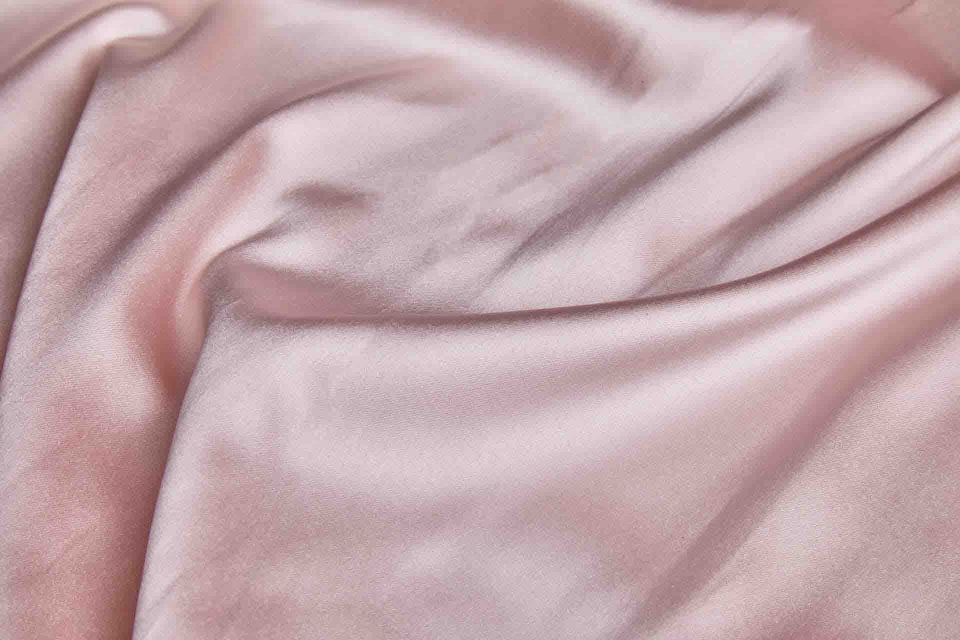 Soft Medium Weight Stretch Satin - Pale Pink