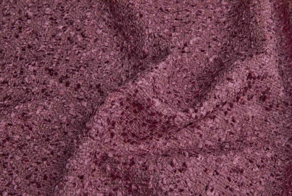 Chenille Tweed - Faded Burgundy