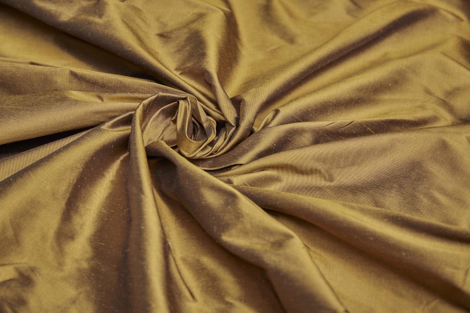 Silk Dupion - Luxor Gold