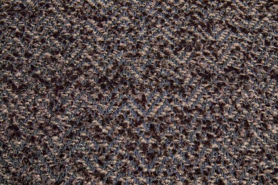 Chunky Chenille Chevron - Mocha