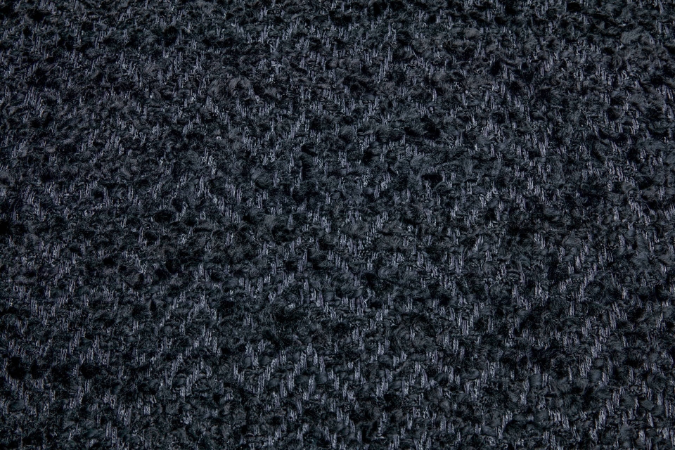 Chunky Chenille Chevron - Black