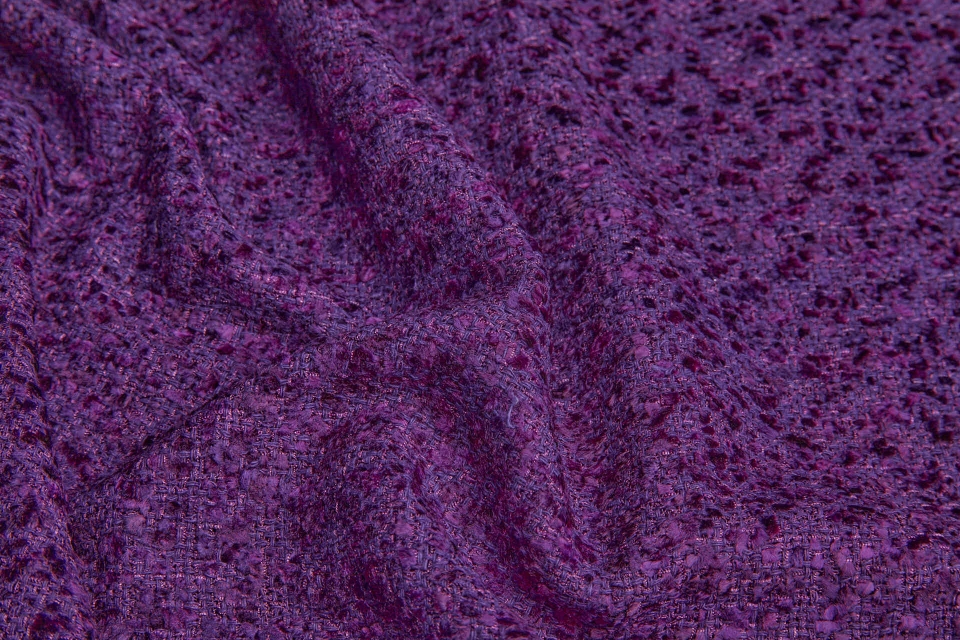 Chenille Tweed - Grape 