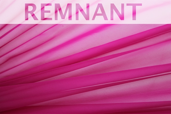 REMNANT - Fuchsia Silk Chiffon - 1m Piece