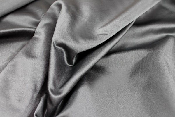 OUT OF STOCK - Poly Duchesse Satin - Dark Grey