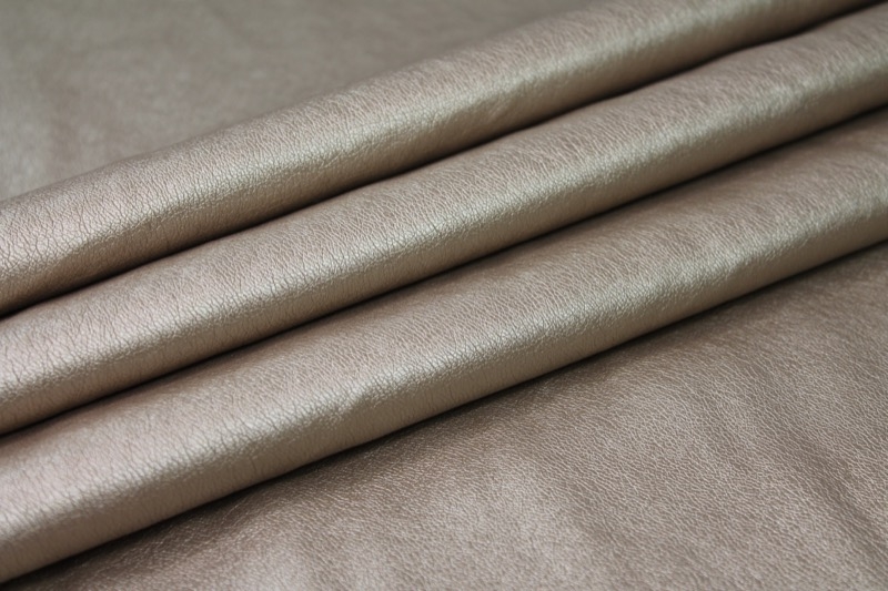 "Leather Texture" Leatherette - Sandy Gold