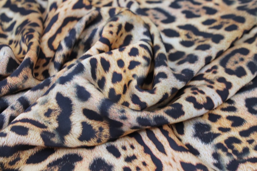 OUT OF STOCK - Lightweight Polyester Leopard Print