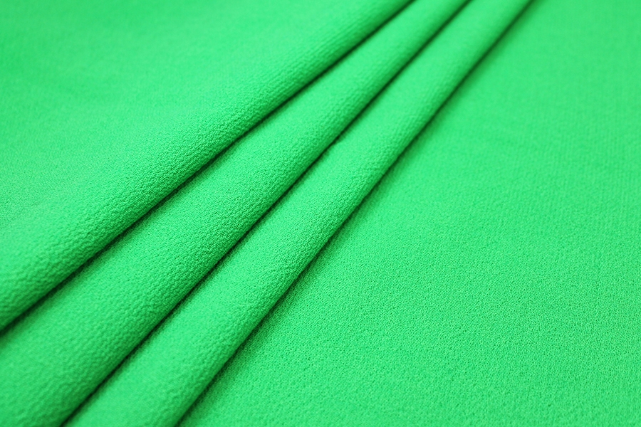 Double Wool Crepe - Bright Green