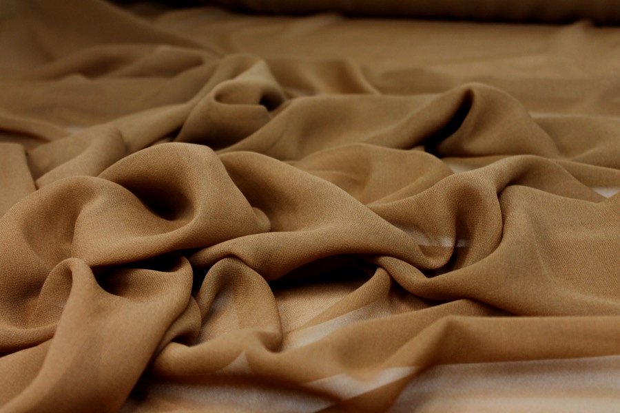 Gingerbread Silk Georgette - 135-140cm wide