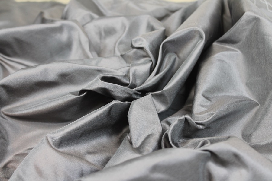 Silk Taffeta - Light weight - Dark Grey