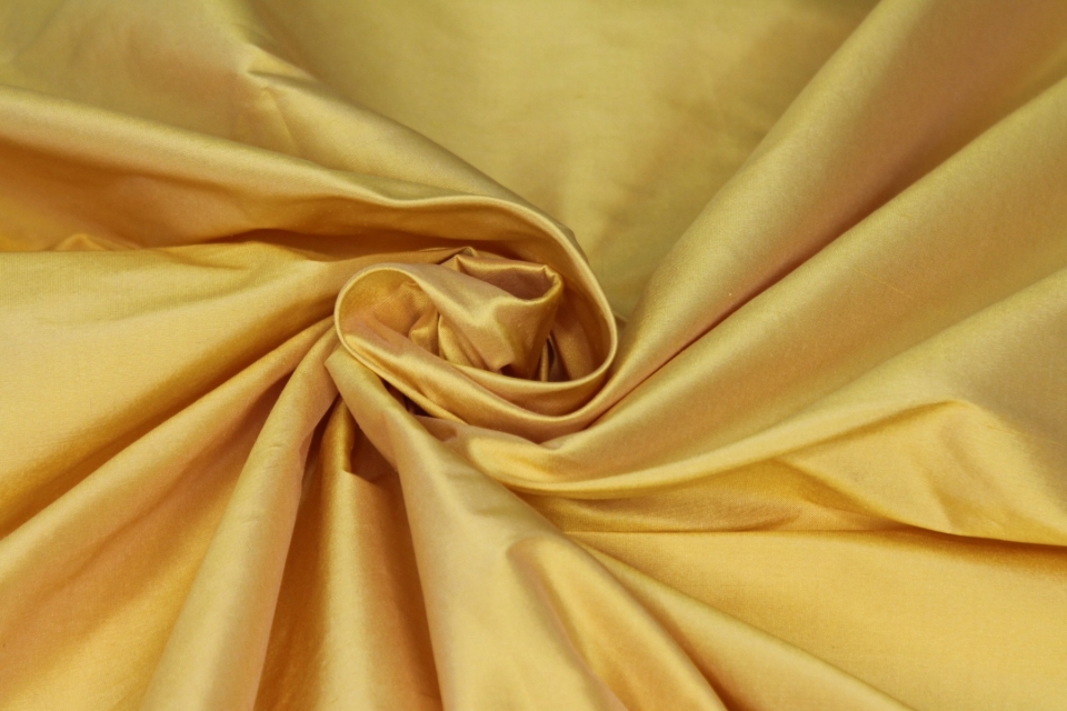 Silk Dupion - Dandelion Yellow