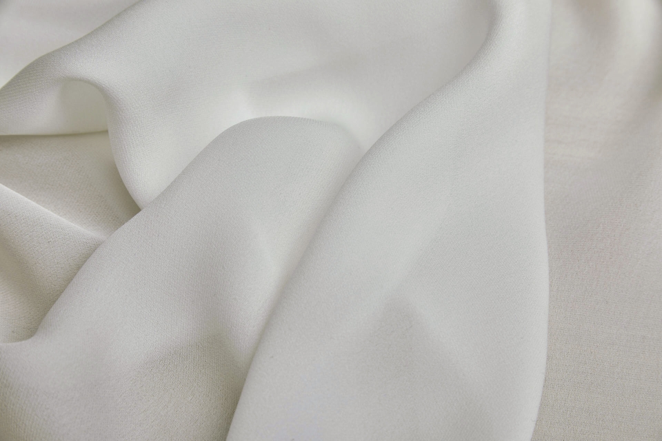 NEW BRIDAL - Ivory Double Silk Georgette - 112cm wide