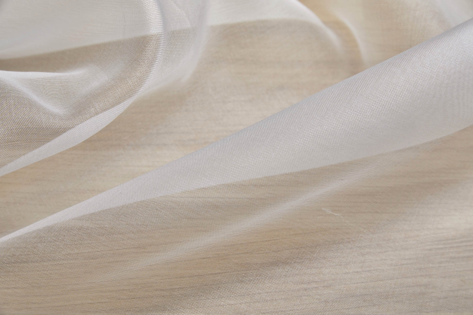 BACK IN STOCK - Silk Organza - White