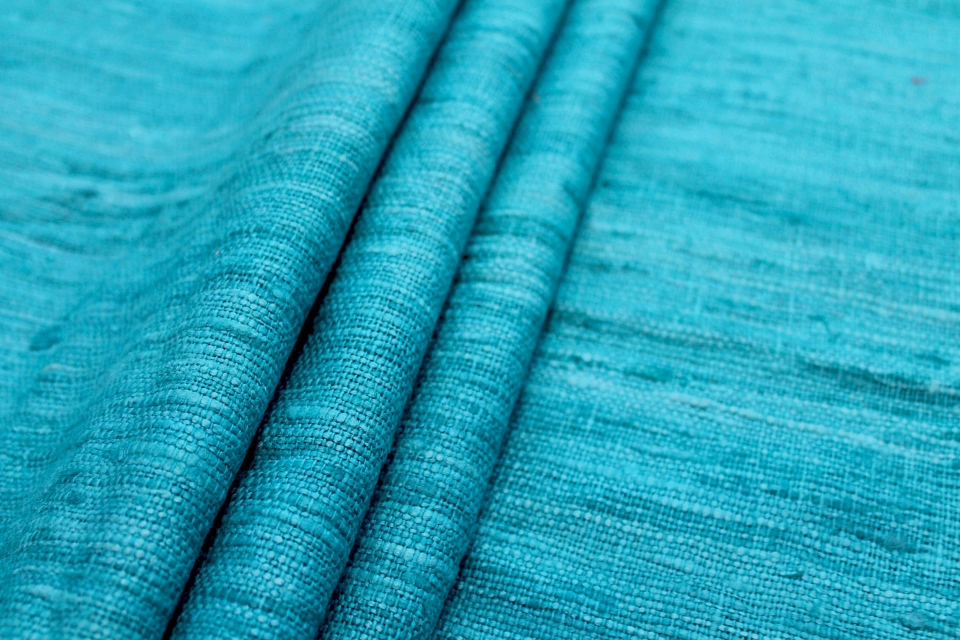 LAST PIECE - Chunky Silk Matka - Aquamarine  