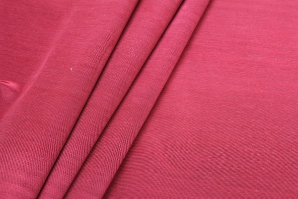 Cotton Viscose Grosgrain - Red