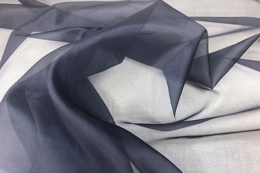 Silk Organza - Navy