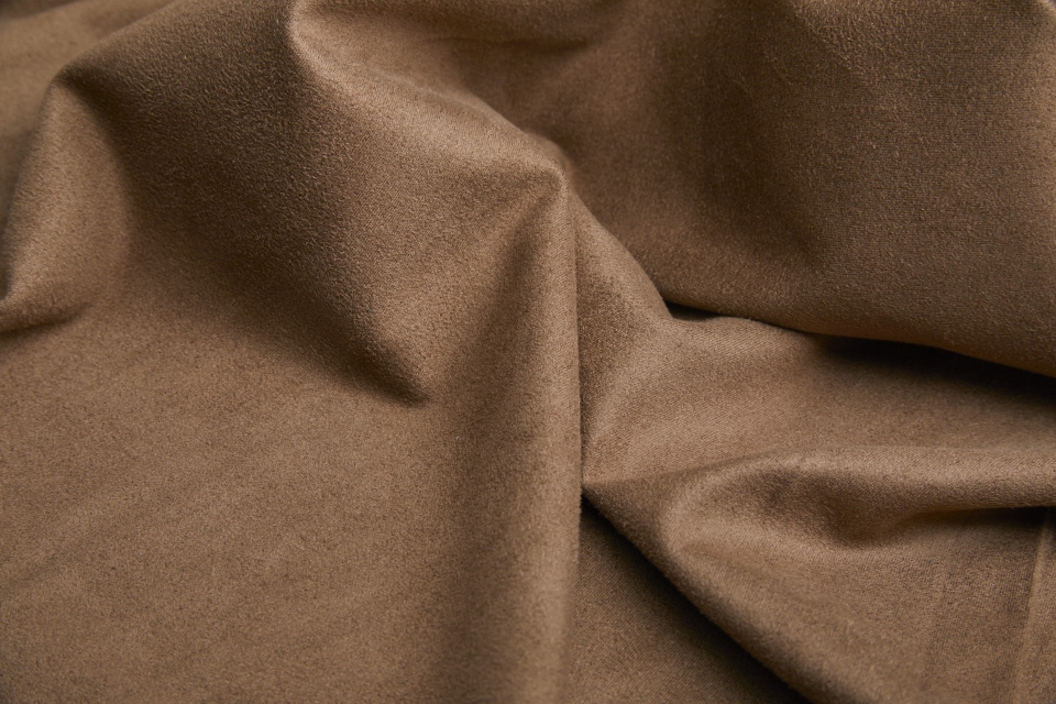 Soft Double Sided Stretch Suedette - Camel