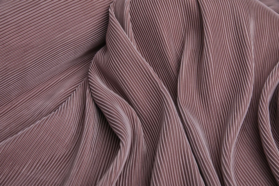 OUT OF STOCK - Pleated Fabric - Tea Rose