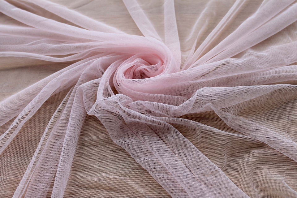 Soft Nylon Tulle - New Pale Pink - T39