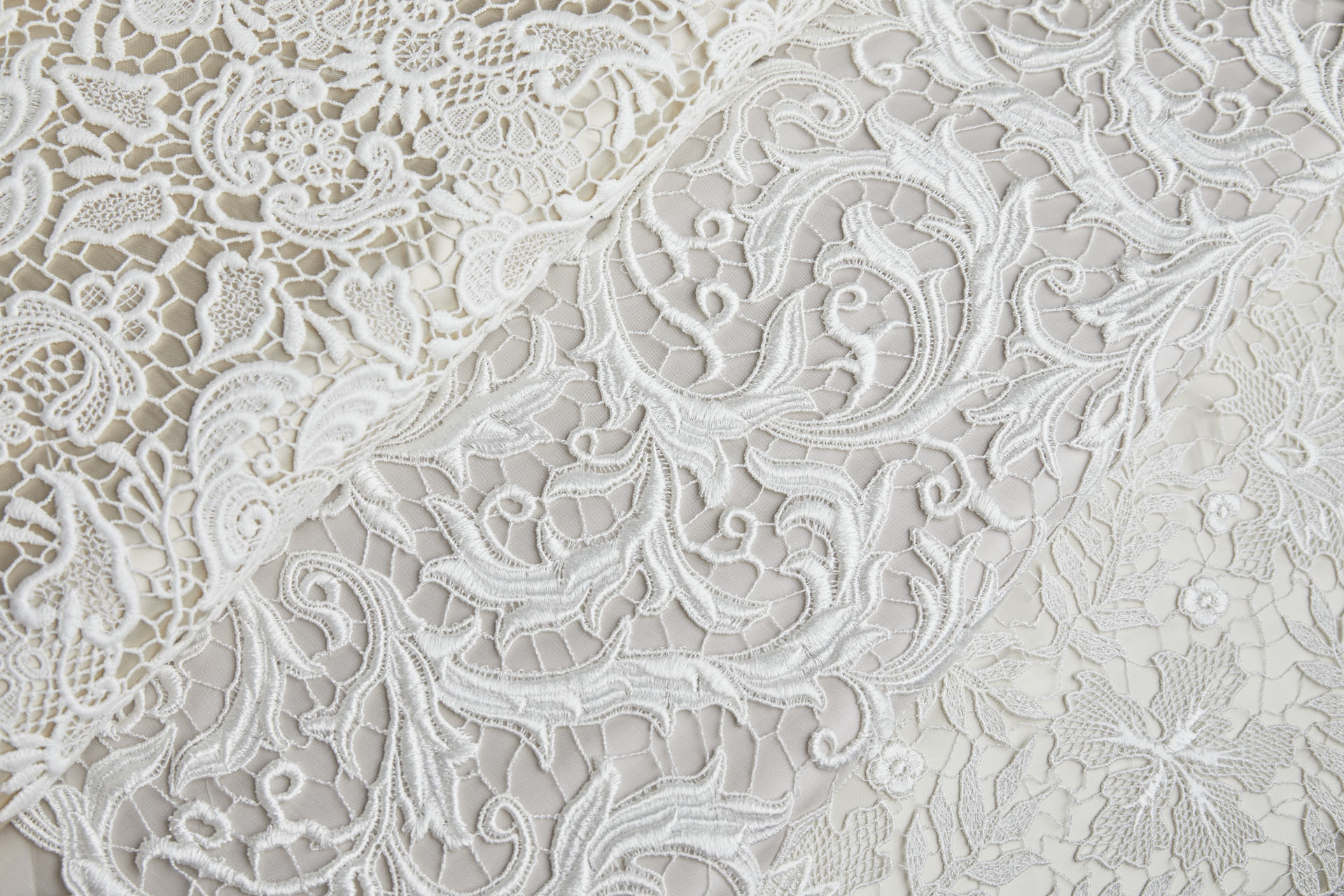 Guipure Lace makes a stunning wedding dress